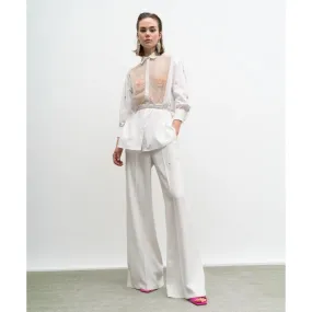 Access White Half Glitter Shirt