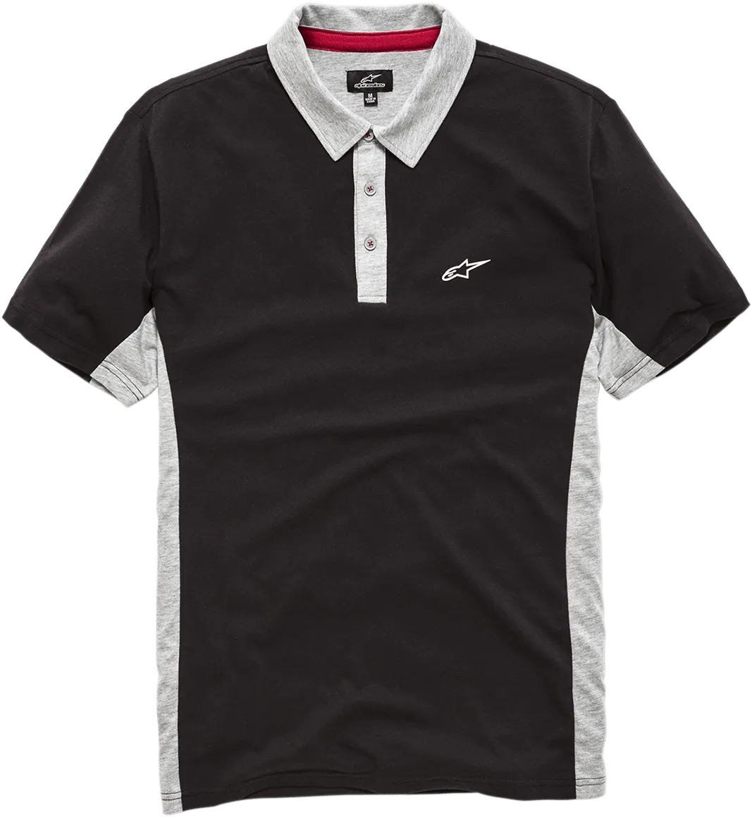 ALPINESTARS Champion Polo Shirt - Black/Gray - 2XL 12104150010282X