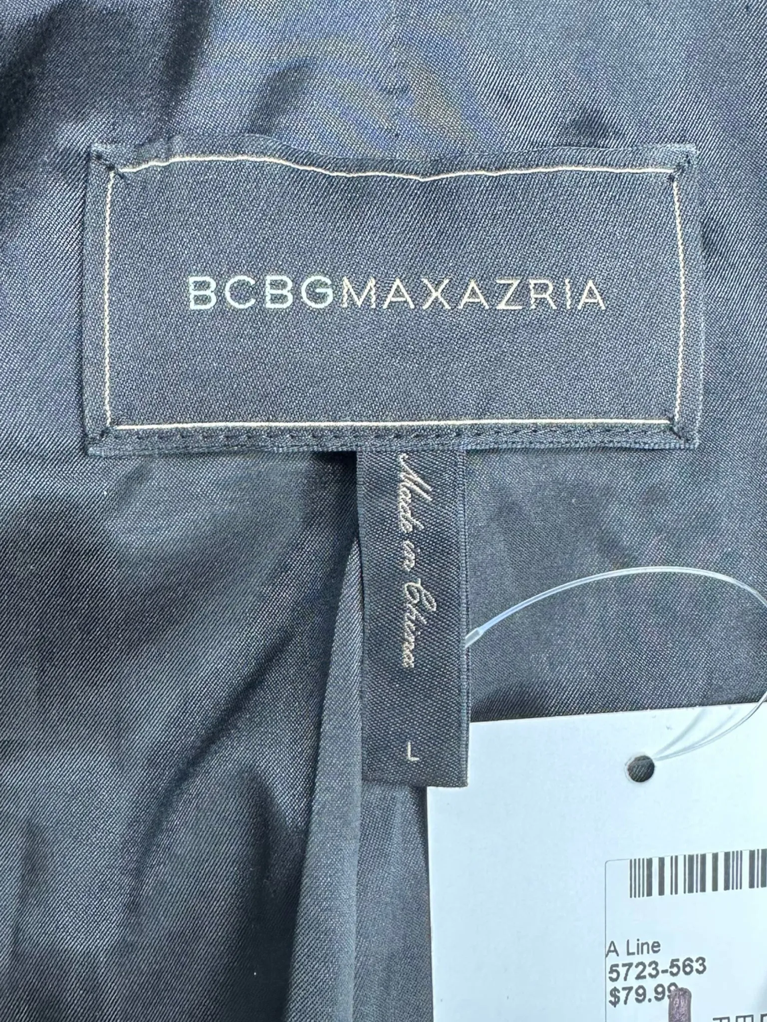 BCBGMAXAZRIA Black Blazer Size L