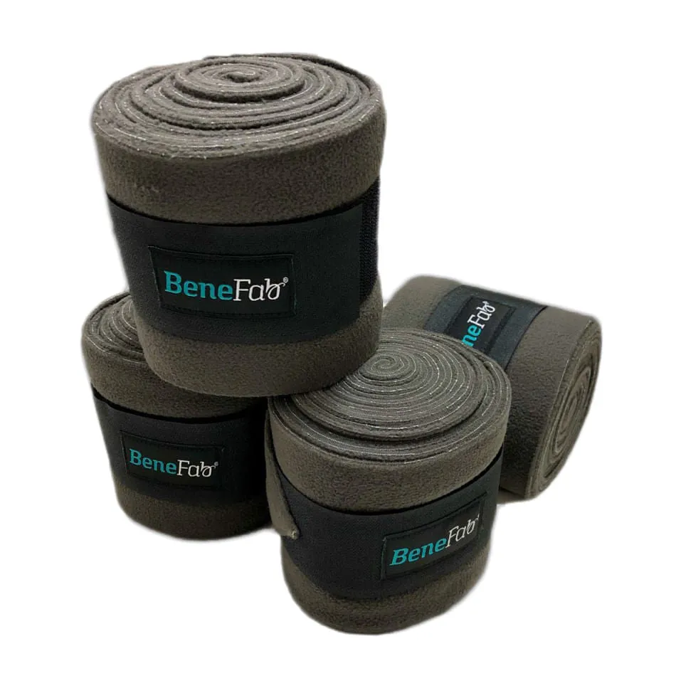 BeneFab Therapeutic Polo Wraps, Gray, 4 pk