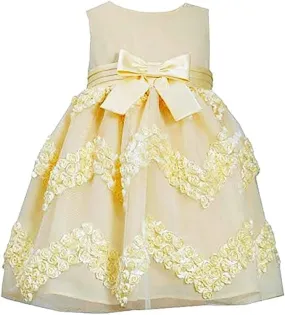 Bonnie Jean Girl's Easter Dress - Floral Smocked Dress