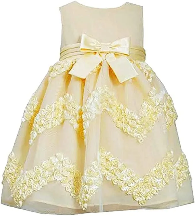 Bonnie Jean Girl's Easter Dress - Floral Smocked Dress