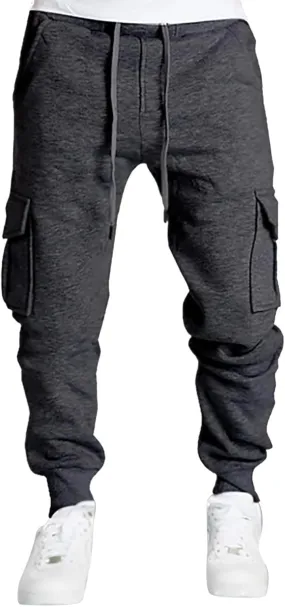 Cargo Pants for Men Wide Leg Multi Pockets Mens Pants Classic Cotton Casual Work Hiking Relaxed Fit Pants