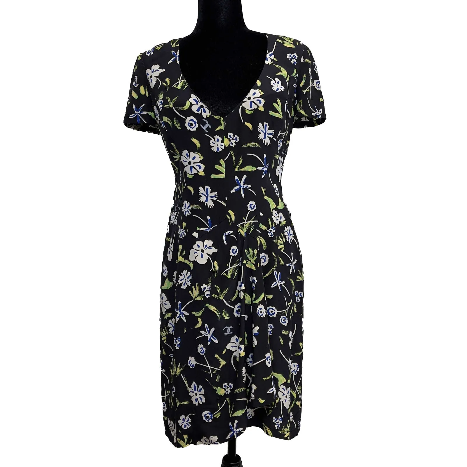Chanel - Vintage 97P Silk Floral Dress