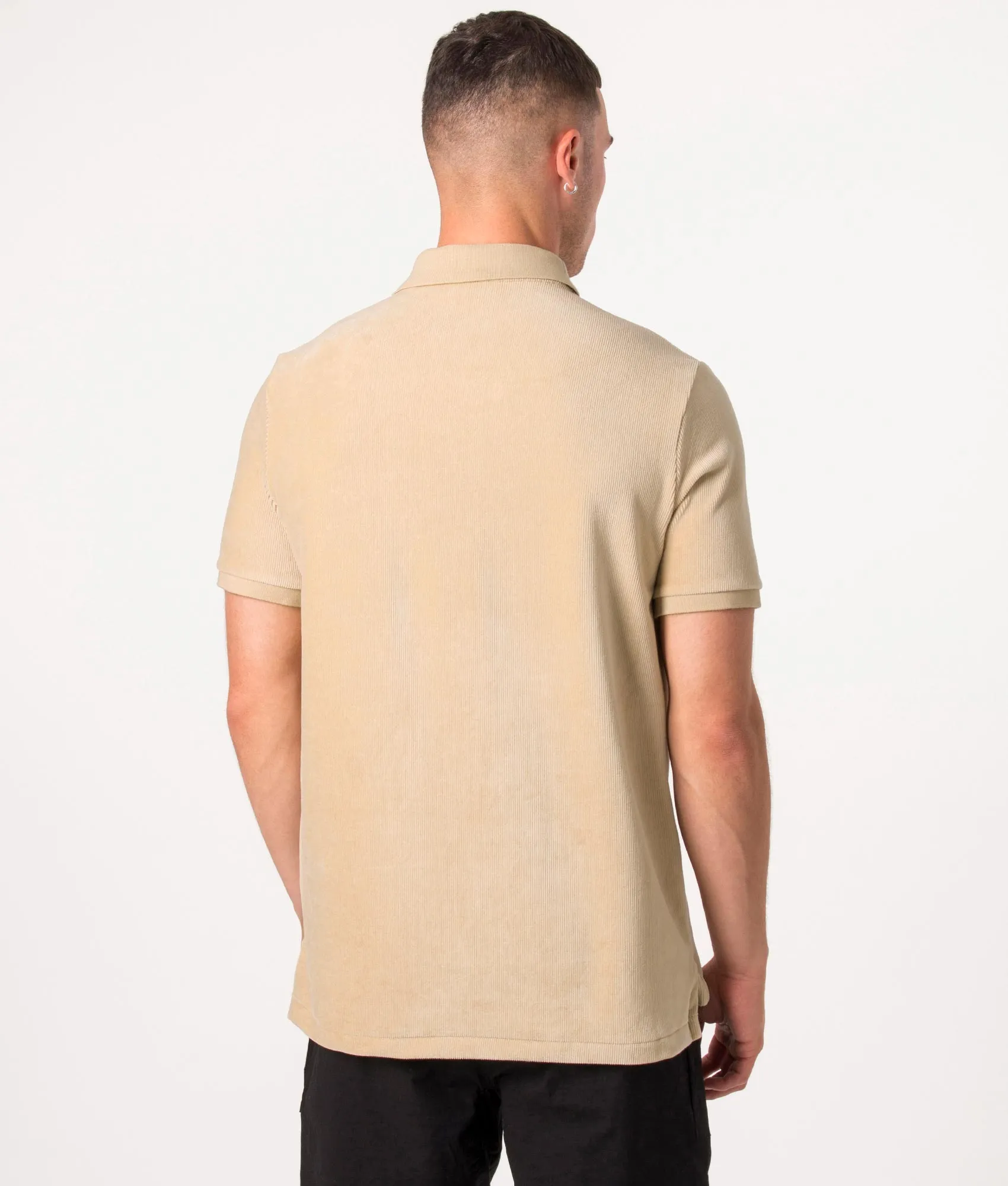 Classic Fit Corduroy Polo Shirt
