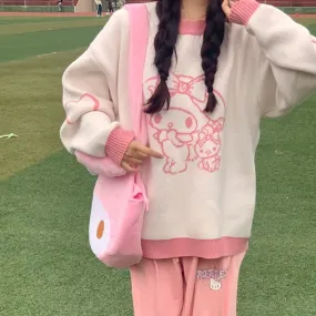 Cozy Kawaii Pastel Knit Pullovers