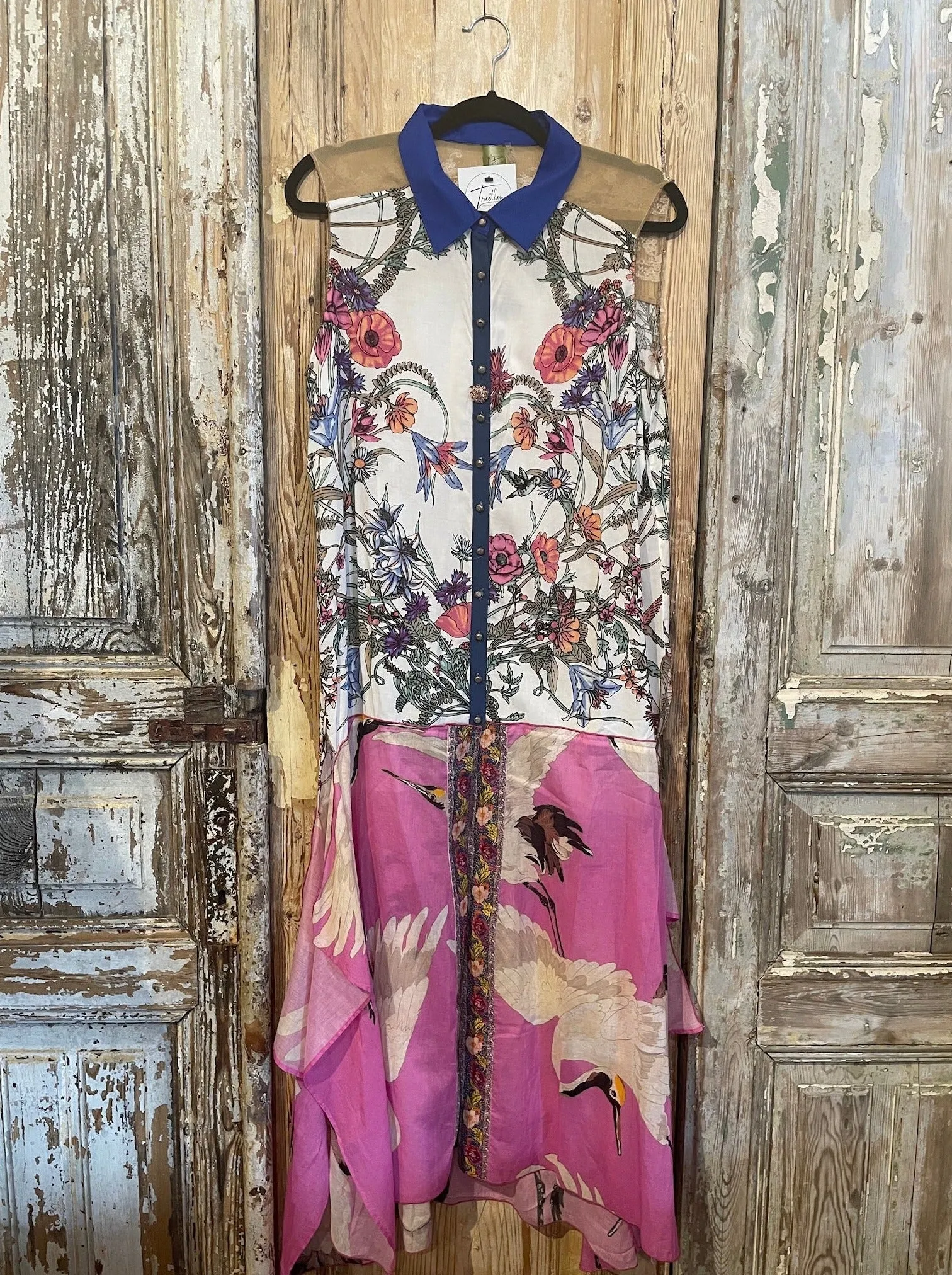 Crafted Bird Maxi Shirt