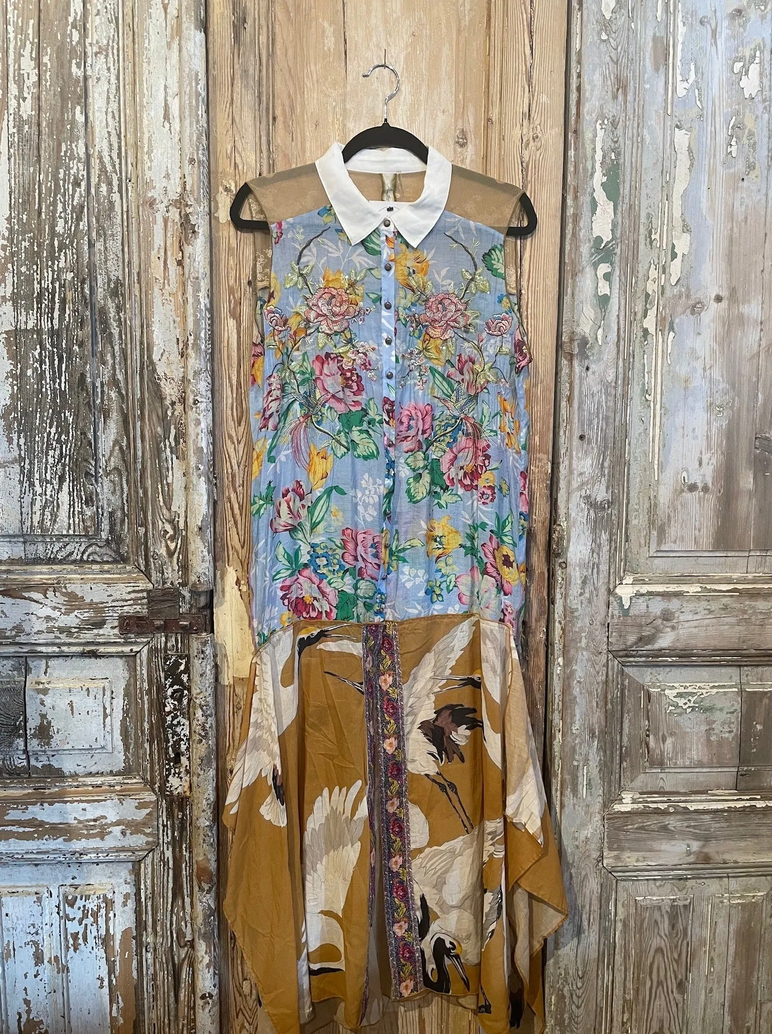 Crafted Bird Maxi Shirt