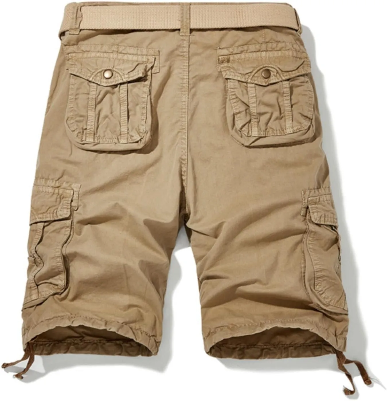 CRNTCEM Mens Outdoor Hiking Cargo Shorts Lightweight Water Resistant Quick Dry Tactical Golf Fishing Shorts with Zip Pockets