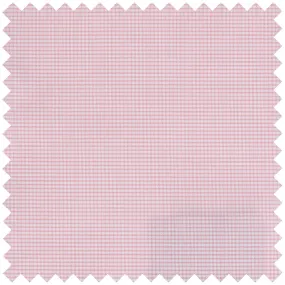 Fine Micro Check Soyella in Pink