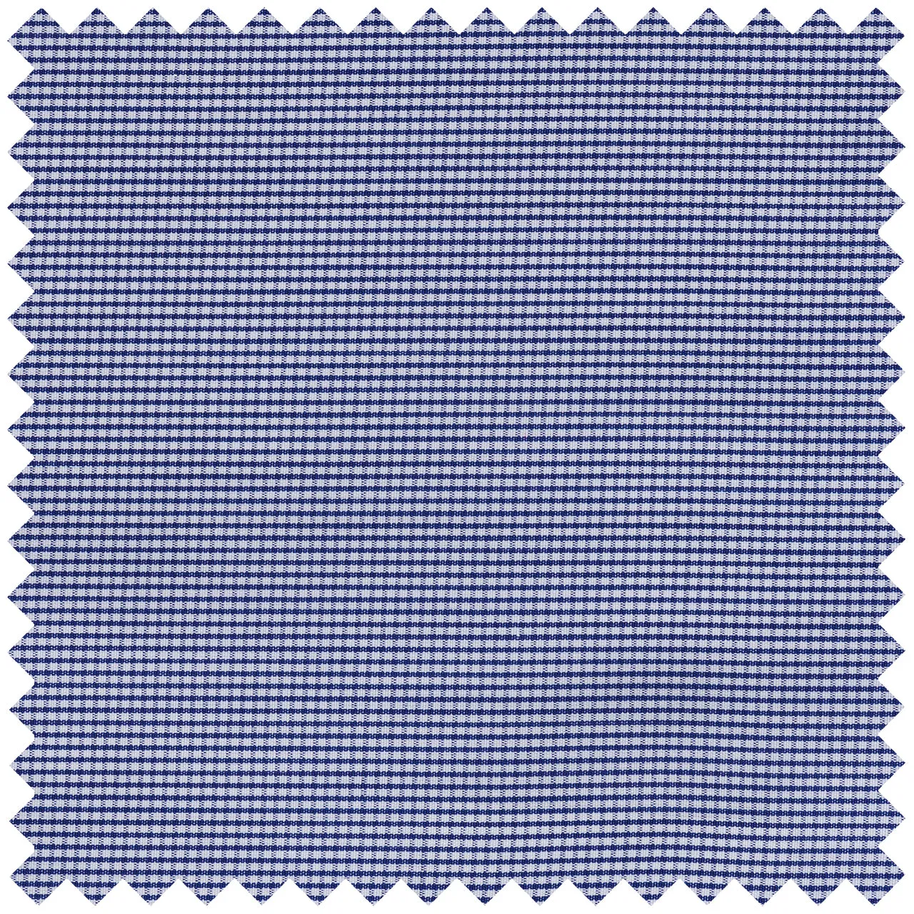 Fine Micro Check Soyella in Royal Blue