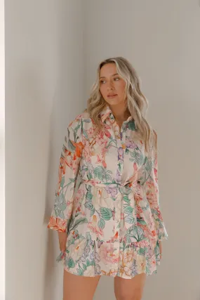 Floral Long Sleeve Dress