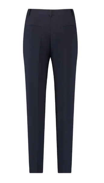 GERRY WEBER<BR>
Straight Fit Trousers<BR>
Black/Navy<BR>