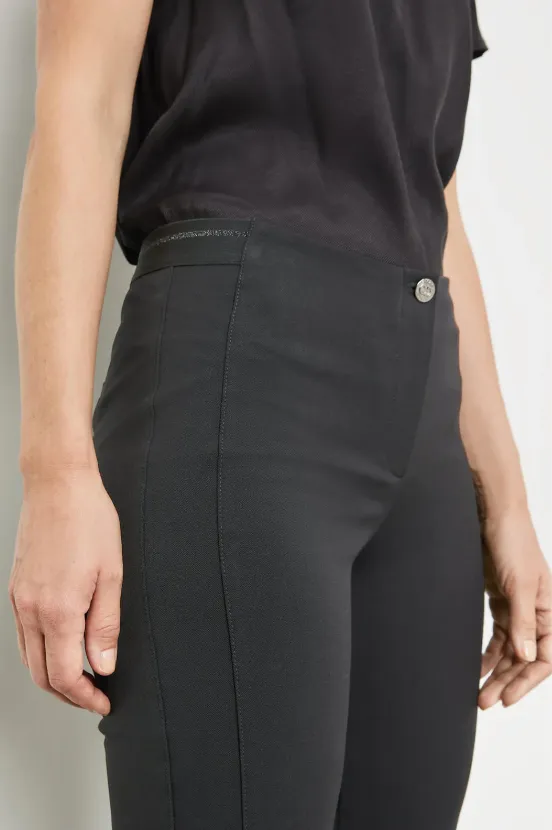 GERRY WEBER<BR>
Straight Fit Trousers<BR>
Black/Navy<BR>