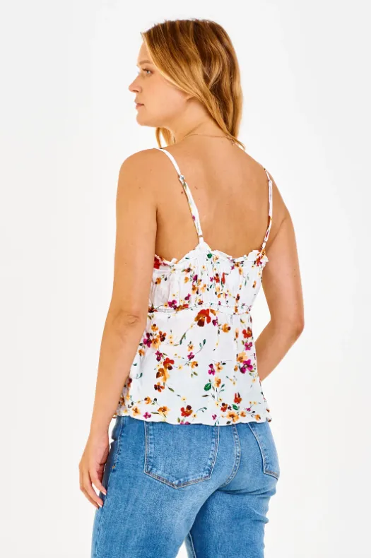 HAVEN RUCHED SILKY TOP