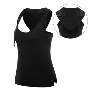 Hooded Sleeveless Quick Dry Shirt