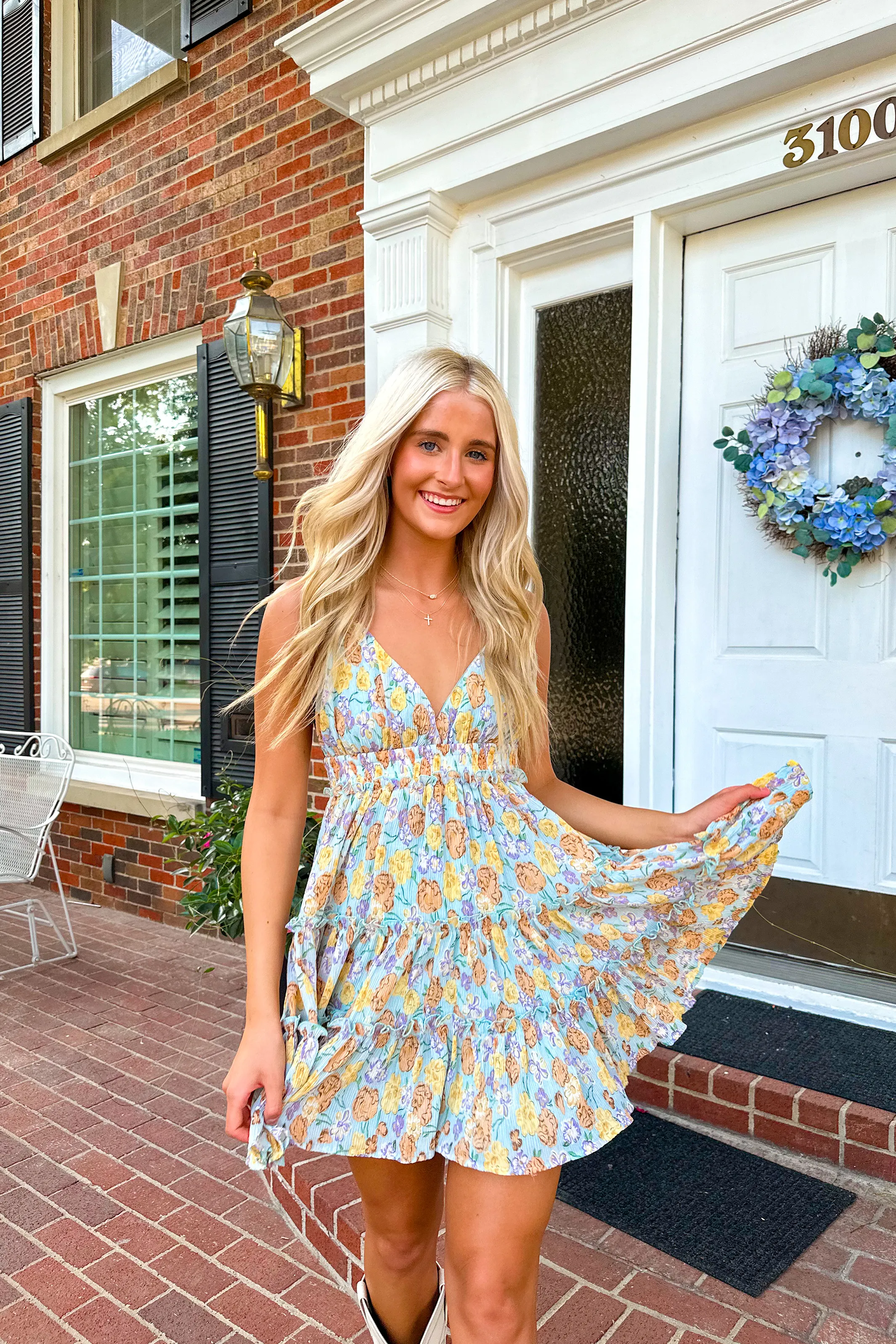 Ivy Floral Mini Dress