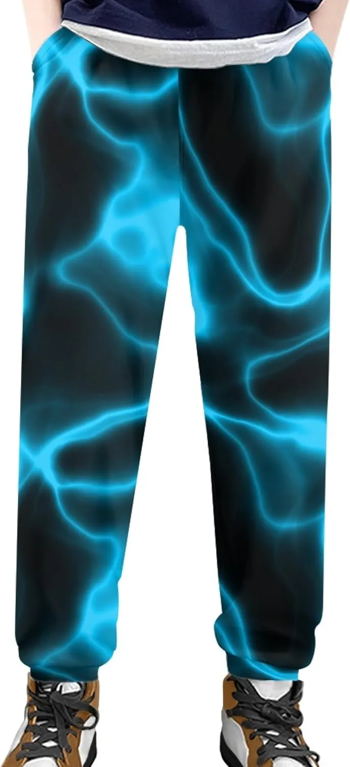 Kids Jogger Baggy Harem Sweatpants Tie Dye Athletic Joggers Yoga Trousers Beach Pants for Girls Boys 4-15 Years