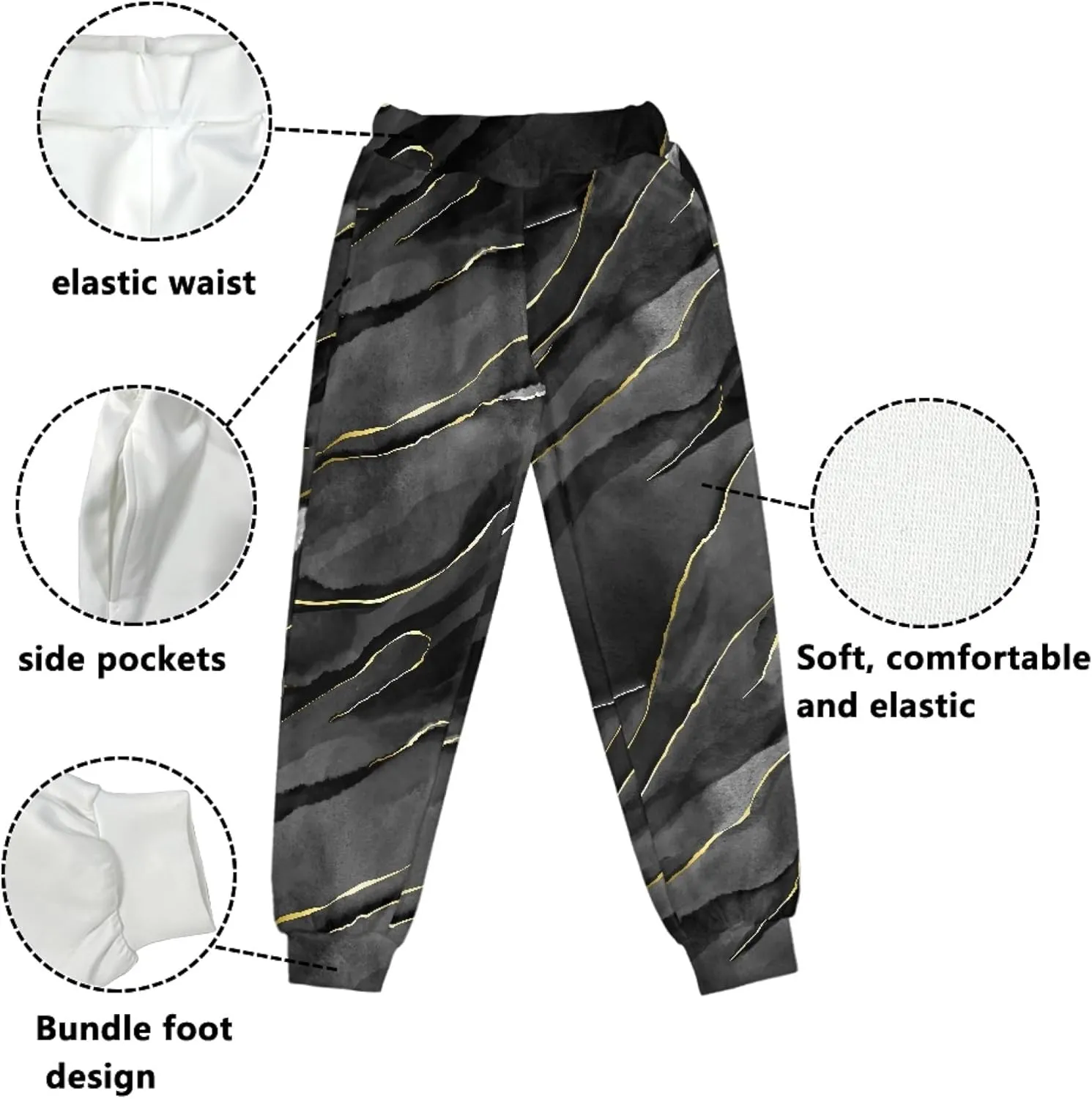 Kids Jogger Baggy Harem Sweatpants Tie Dye Athletic Joggers Yoga Trousers Beach Pants for Girls Boys 4-15 Years