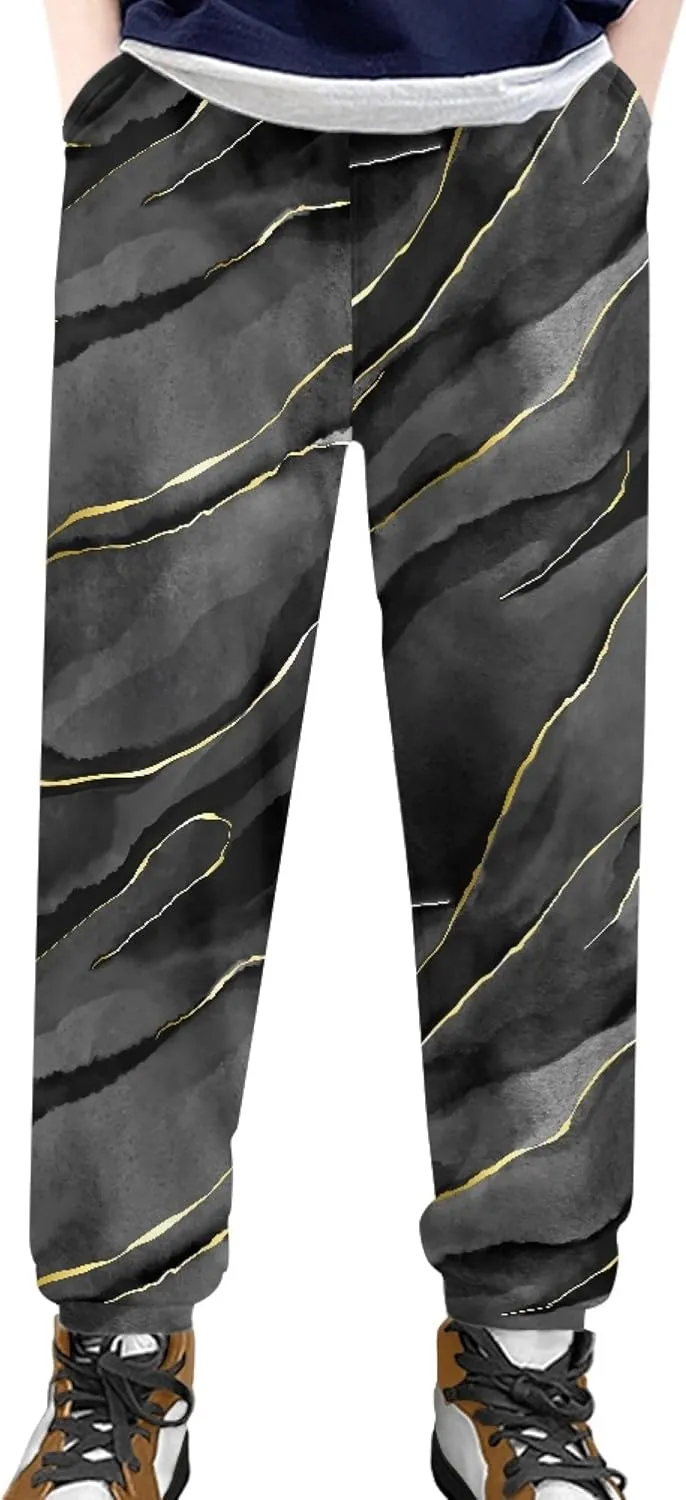 Kids Jogger Baggy Harem Sweatpants Tie Dye Athletic Joggers Yoga Trousers Beach Pants for Girls Boys 4-15 Years