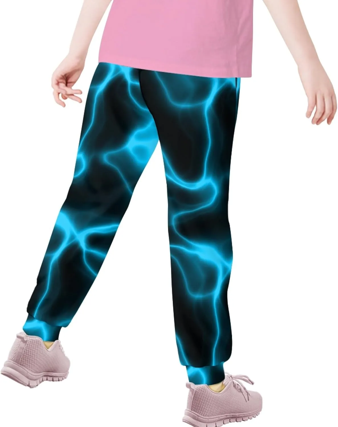 Kids Jogger Baggy Harem Sweatpants Tie Dye Athletic Joggers Yoga Trousers Beach Pants for Girls Boys 4-15 Years