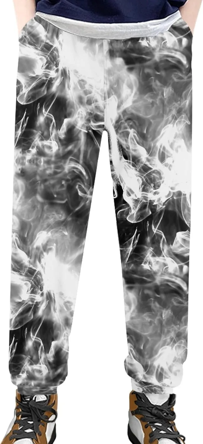 Kids Jogger Baggy Harem Sweatpants Tie Dye Athletic Joggers Yoga Trousers Beach Pants for Girls Boys 4-15 Years