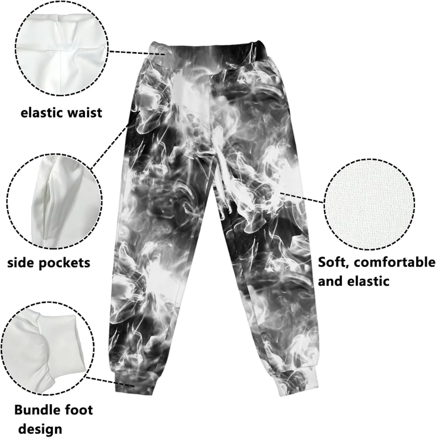 Kids Jogger Baggy Harem Sweatpants Tie Dye Athletic Joggers Yoga Trousers Beach Pants for Girls Boys 4-15 Years