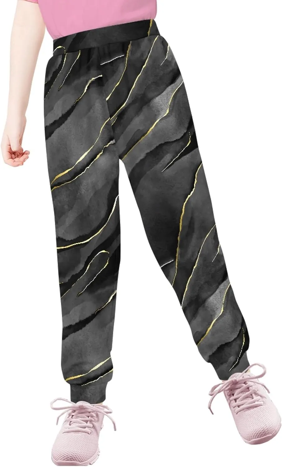 Kids Jogger Baggy Harem Sweatpants Tie Dye Athletic Joggers Yoga Trousers Beach Pants for Girls Boys 4-15 Years