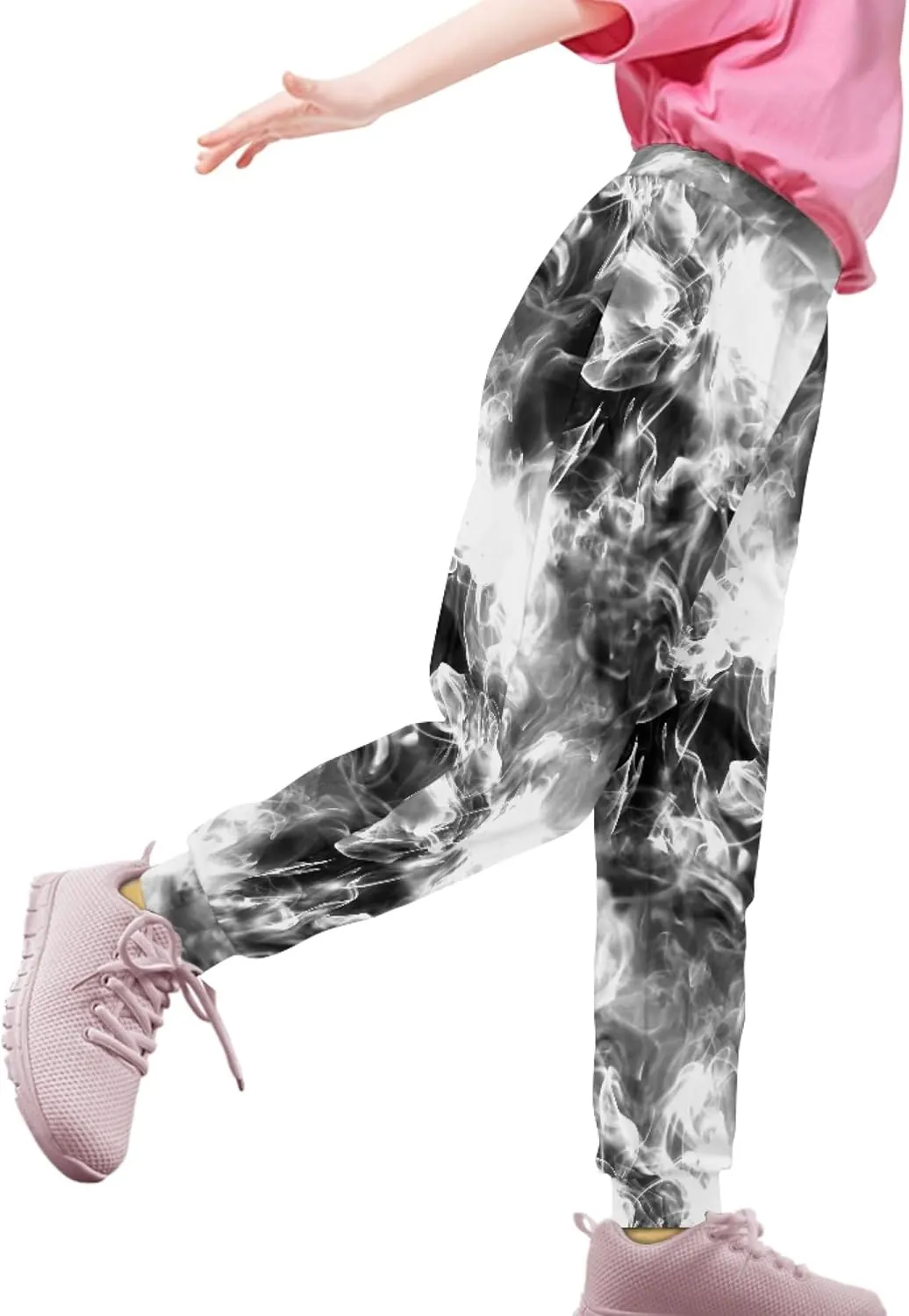 Kids Jogger Baggy Harem Sweatpants Tie Dye Athletic Joggers Yoga Trousers Beach Pants for Girls Boys 4-15 Years