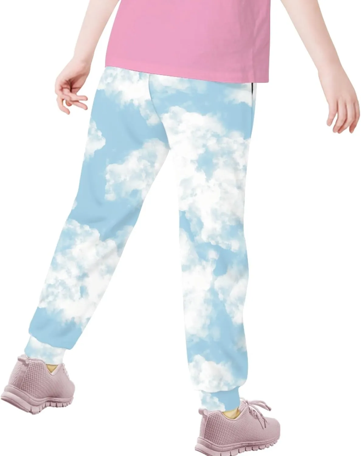 Kids Jogger Baggy Harem Sweatpants Tie Dye Athletic Joggers Yoga Trousers Beach Pants for Girls Boys 4-15 Years