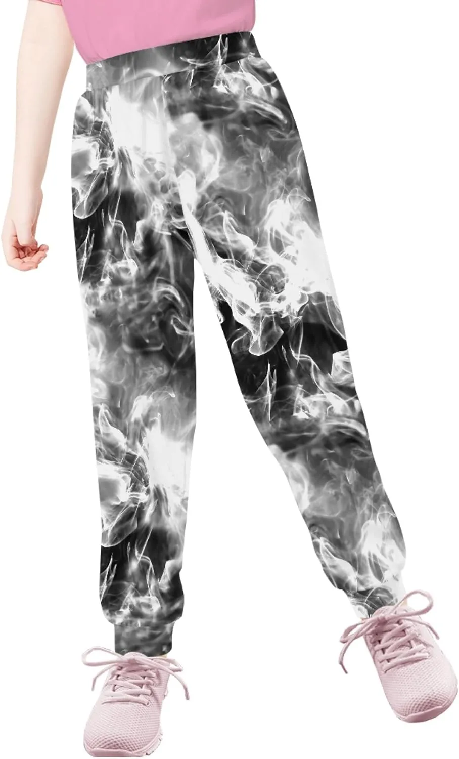 Kids Jogger Baggy Harem Sweatpants Tie Dye Athletic Joggers Yoga Trousers Beach Pants for Girls Boys 4-15 Years