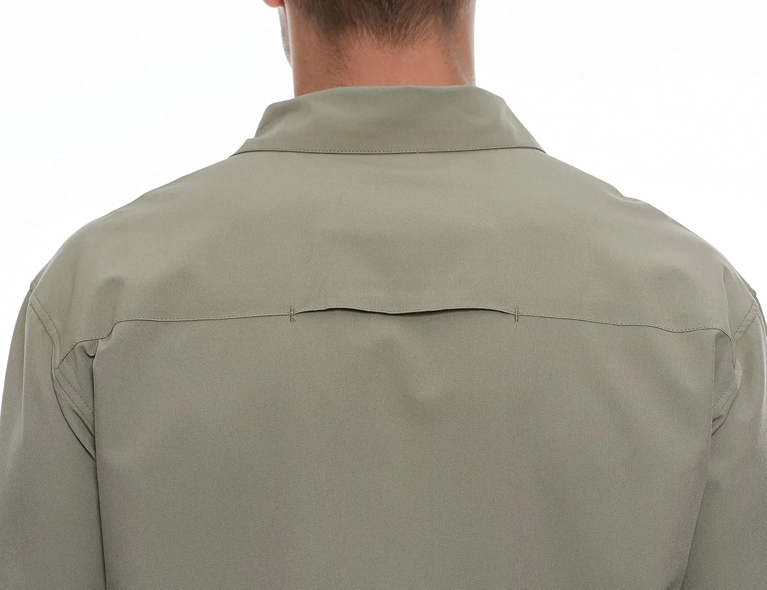 Little Donkey Andy Men's Stretch Quick Dry UPF50  Long Sleeve Shirt for Hiking, Travel, Camping