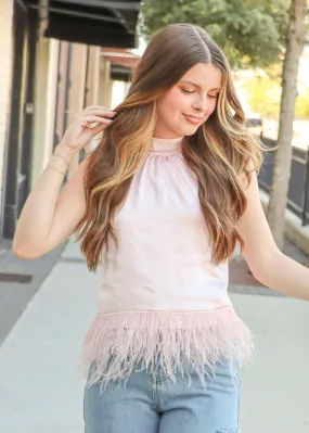 Make You Mine Halter Top - Pastel Pink