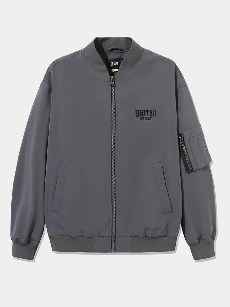 Men's Polyester Oxford Loose Chemical Fiber Jacket
