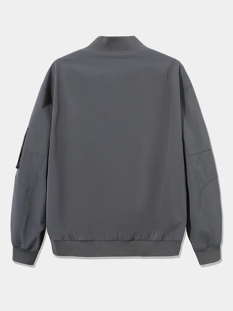 Men's Polyester Oxford Loose Chemical Fiber Jacket