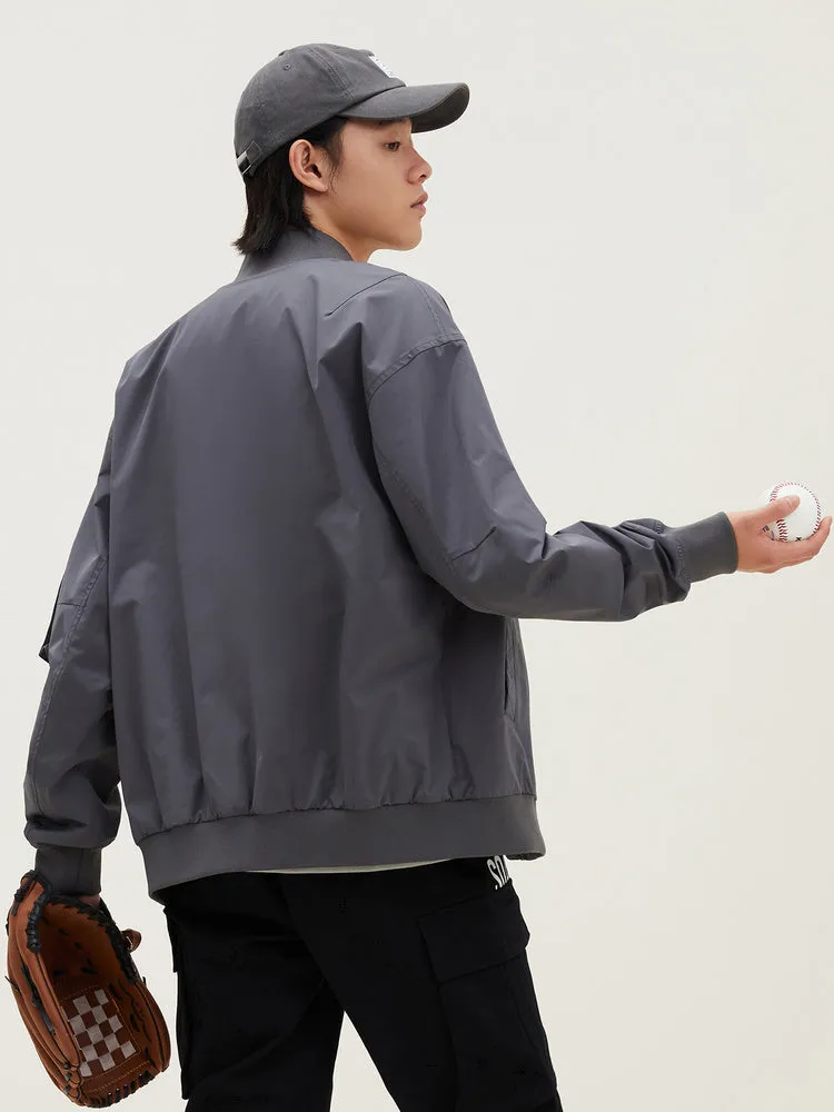 Men's Polyester Oxford Loose Chemical Fiber Jacket