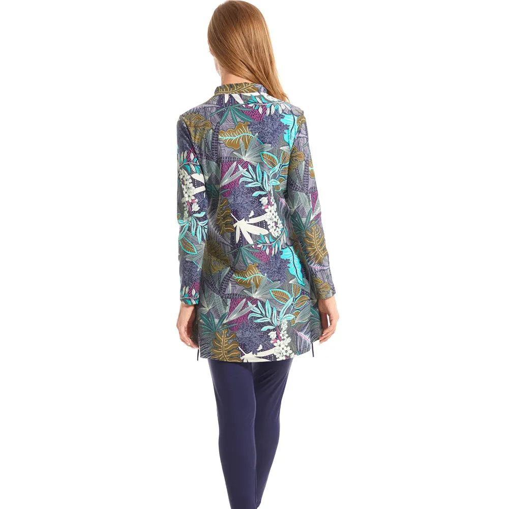 Navy Printed Burkini
