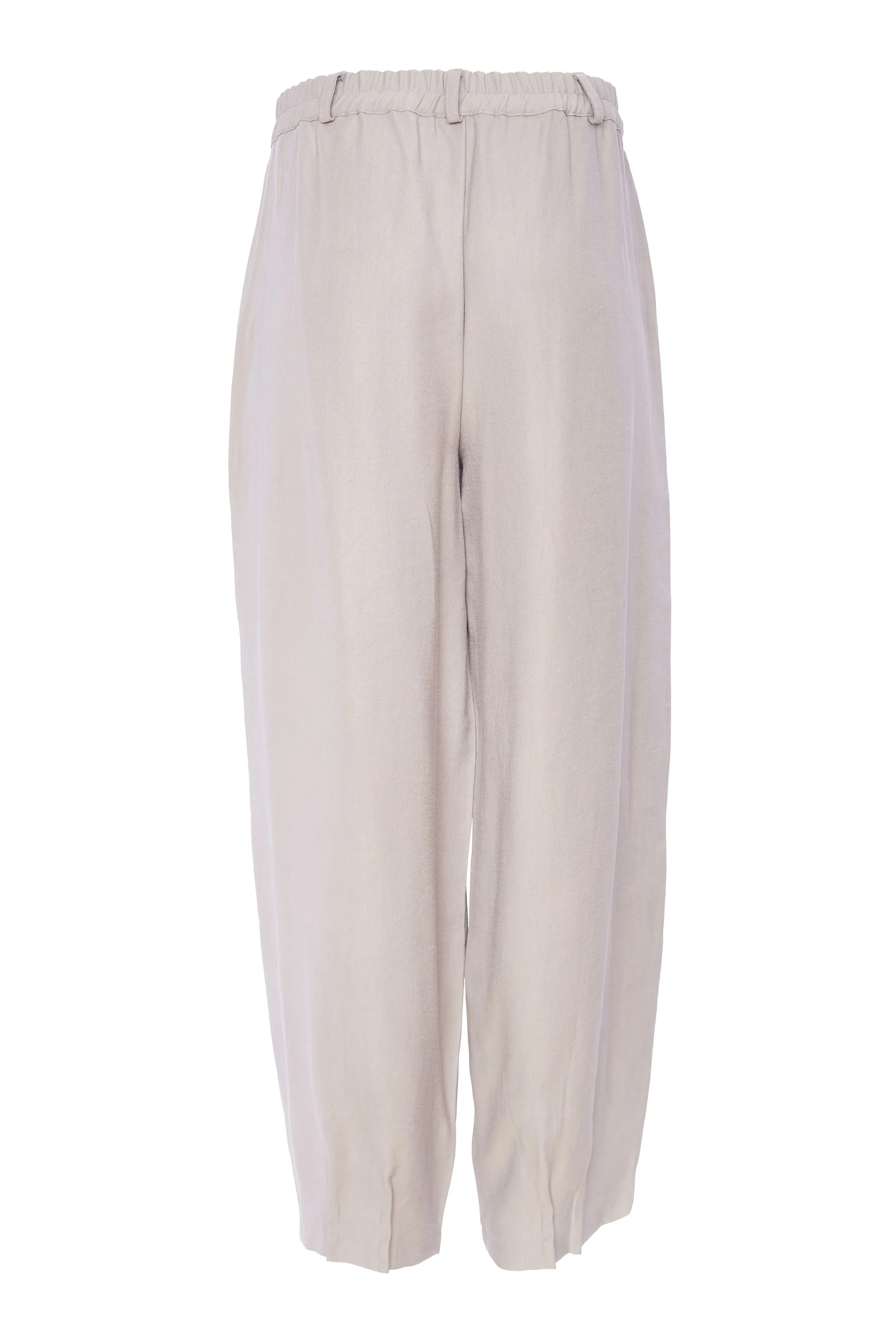 Naya Trouser With Tuck Hem- Mink