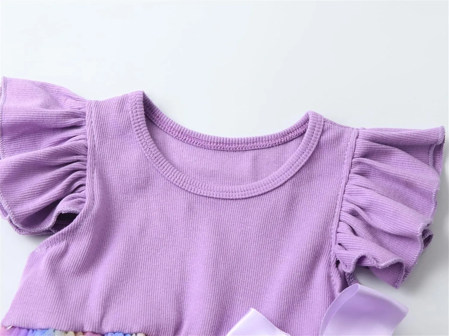 Niyage Girls Dress Tulle Tutu Toddler Ruffle Sleeveless Casual Princess Dresses