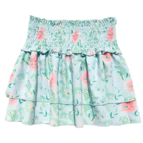 Pleat Scottie Skirt Pastel Paisley