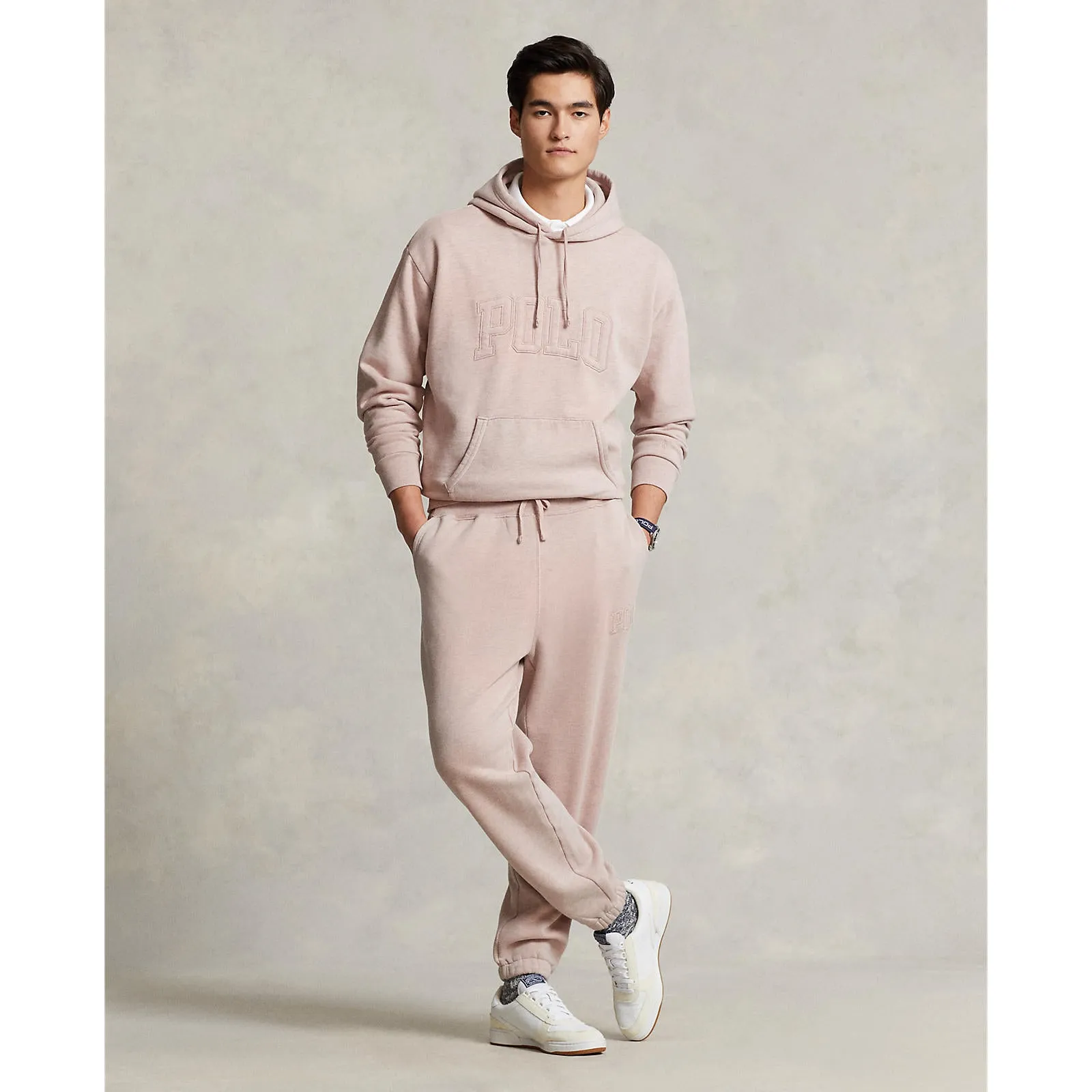 Polo Ralph Lauren - Big Fit Logo Over-Dyed Fleece Hoodie - Highland Rose