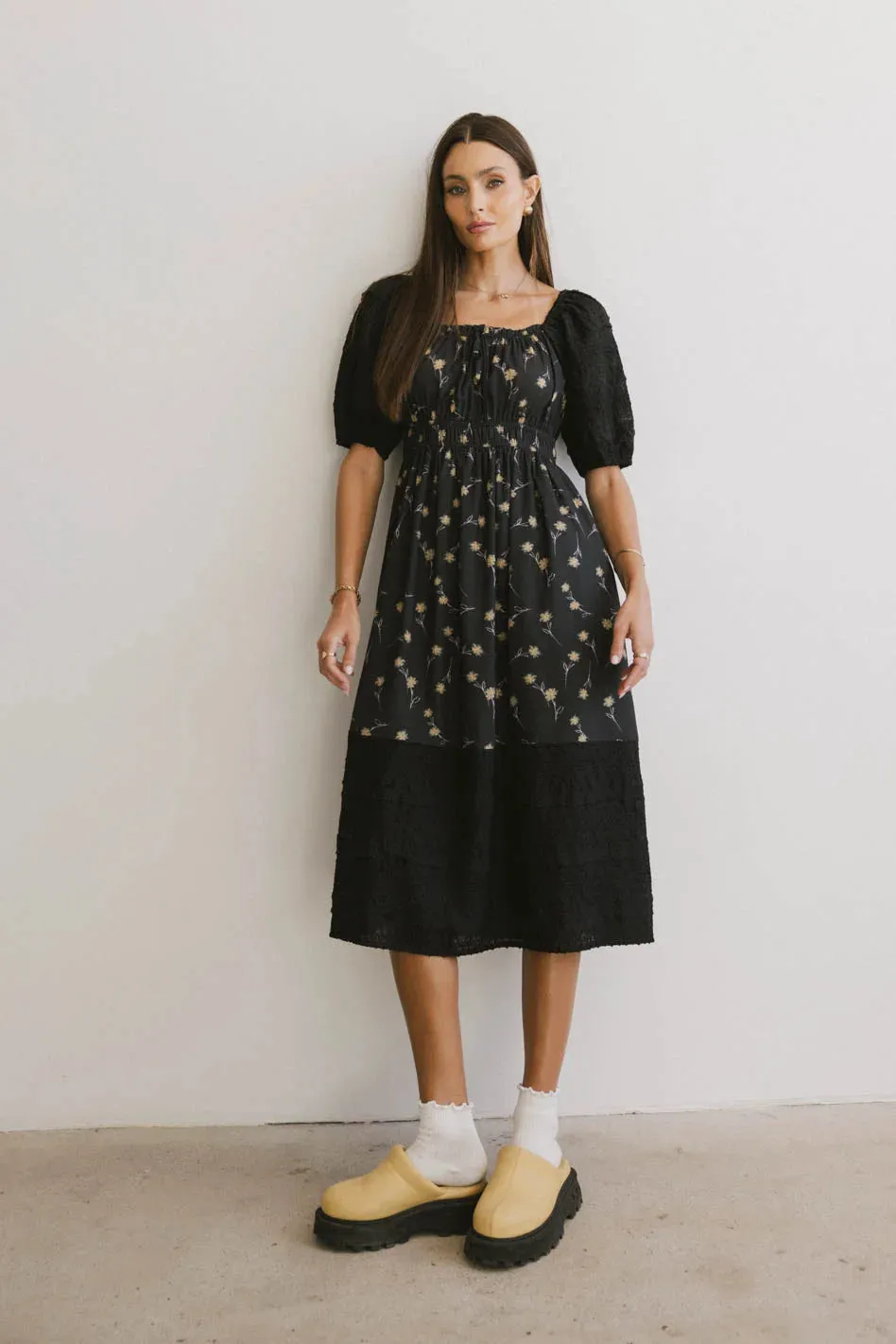 Rebekah Floral Midi Dress