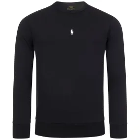 Relaxed Fit Double Knit Centre Logo Sweatshirt