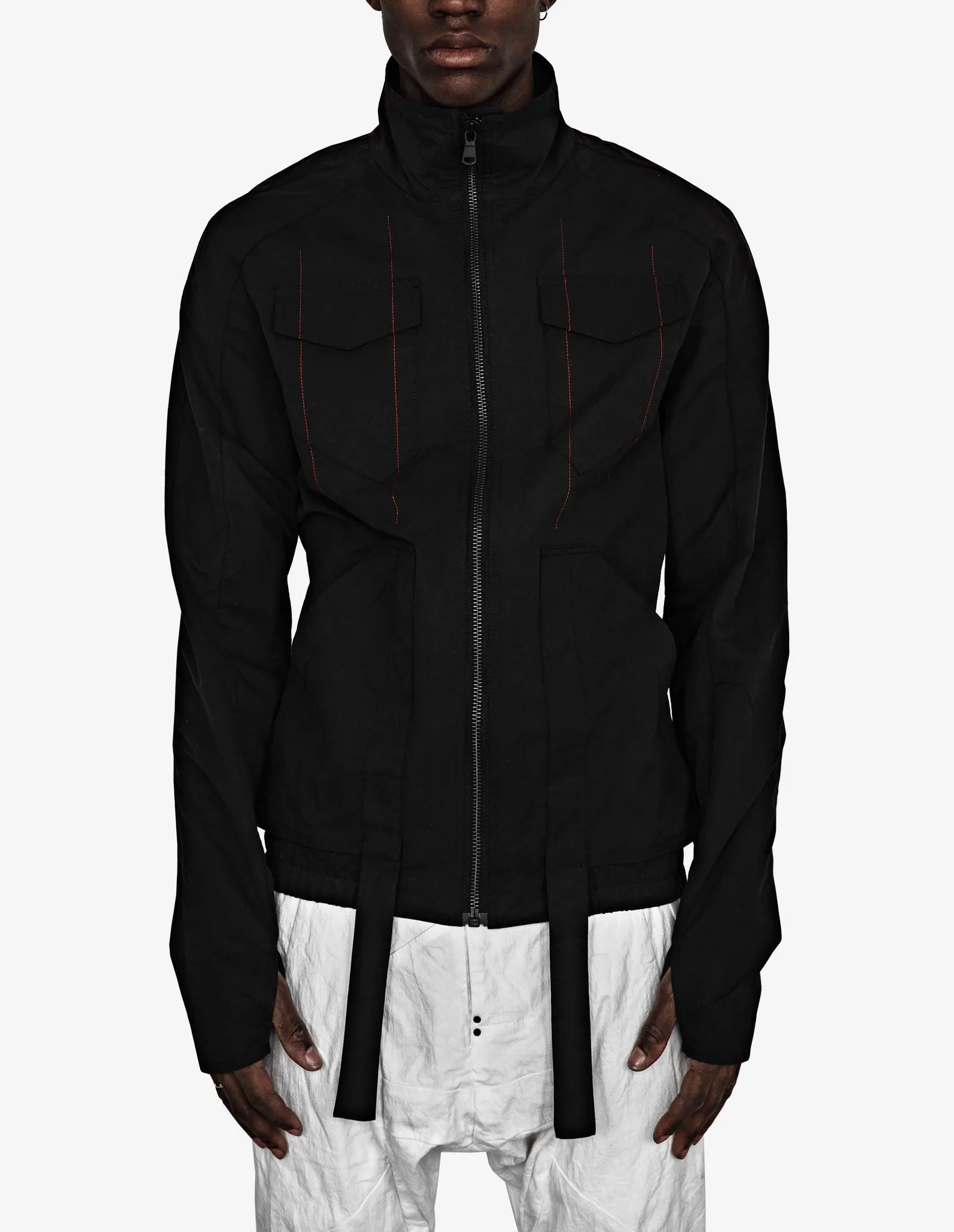 Scar-stitched Waterproof Jacket
