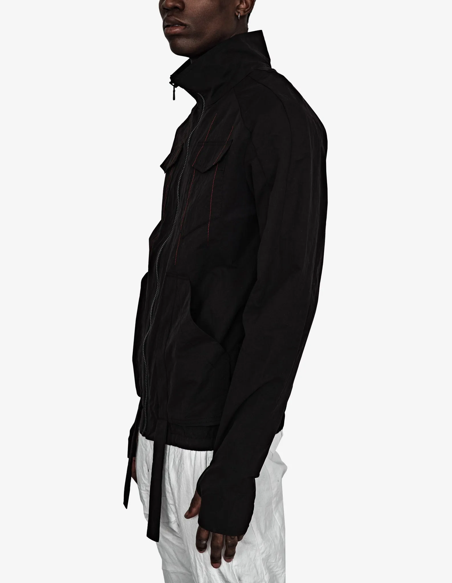 Scar-stitched Waterproof Jacket