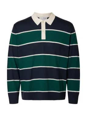 Selected Homme Tray - Langærmet polo i merinould