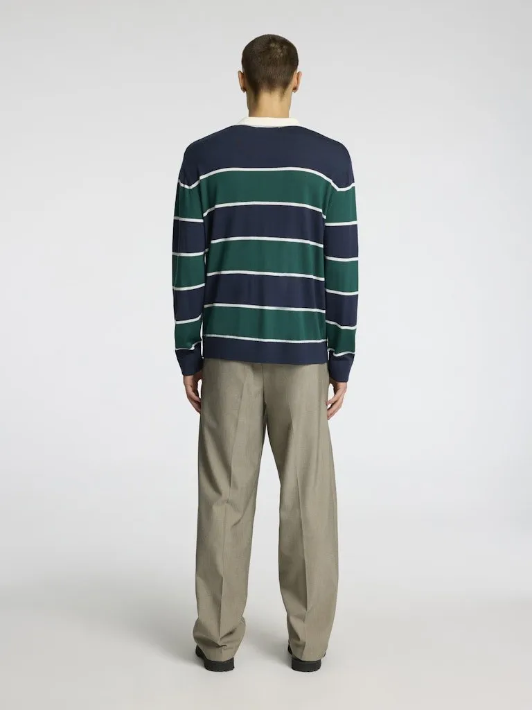 Selected Homme Tray - Langærmet polo i merinould