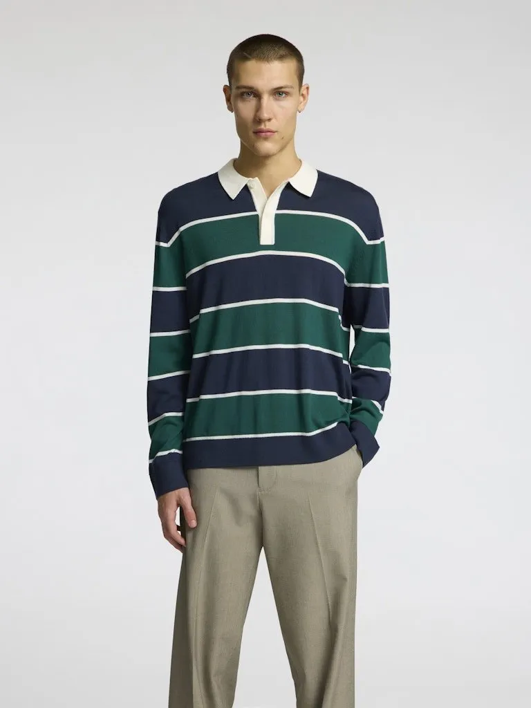 Selected Homme Tray - Langærmet polo i merinould