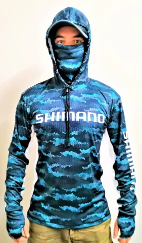Shimano Hoody   Scarf Quick Dry LS