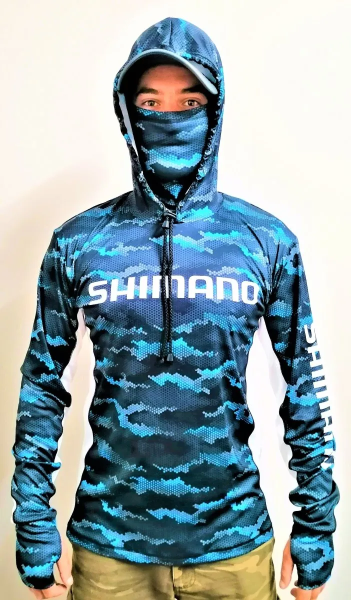 Shimano Hoody   Scarf Quick Dry LS